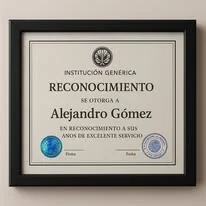 Reconocimientos y diplomas